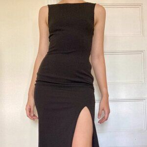 Lulu's floor-length backless evening dress